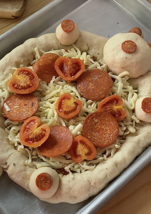 Adorable Piggy pizza recipe