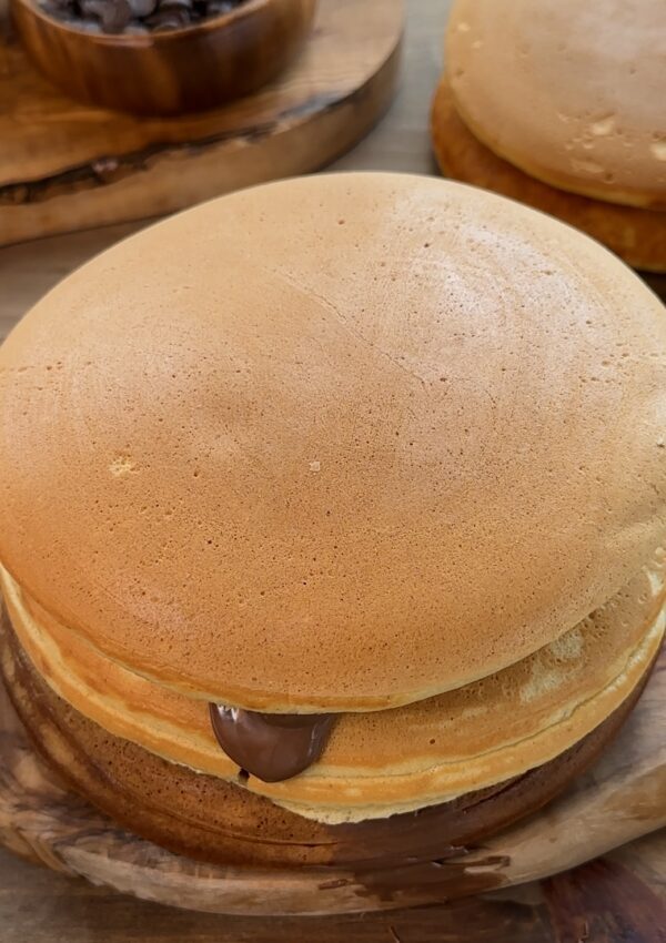 Nutella stuffed pancakes