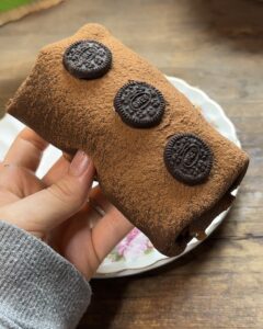 Oreo crepe roll