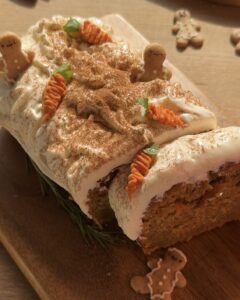 The Best Moist Carrot Cake Loaf For Christmas!