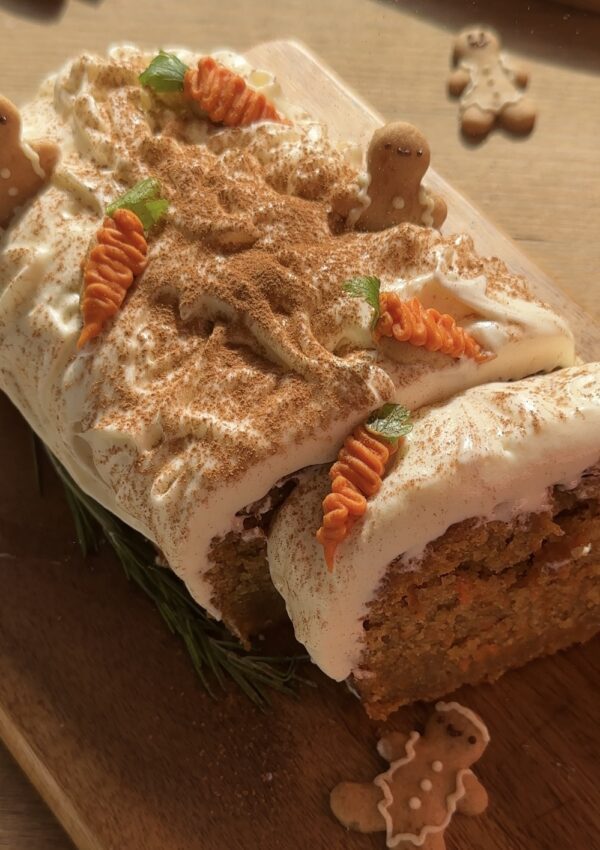 The Best Moist Carrot Cake Loaf For Christmas!