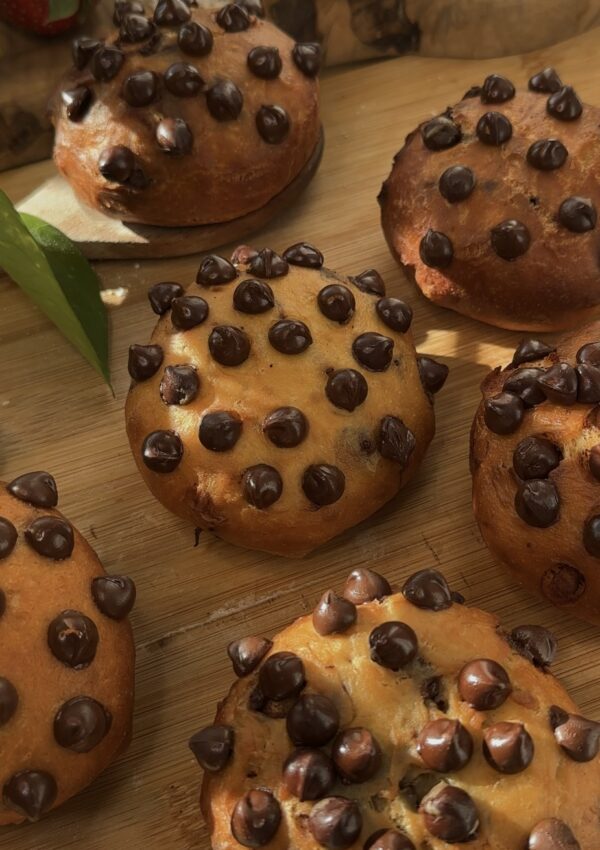 Nutella Bomb Donuts filled with creamy Nutella and topped with chocolate chips, offering a soft, fluffy, and indulgent treat perfect for any dessert lover.