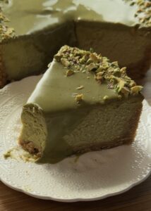 Creamy Pistachio protein cheesecake with cottage cheese 214 g super easy!